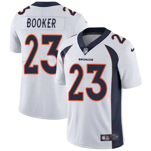 Nike Denver Broncos #23 Devontae Booker White NFL Vapor Untouchable Limited Jersey,We sell and wholesale Nike Denver Broncos #23 Devontae Booker White NFL Vapor Untouchable Limited Jersey on line form chian!